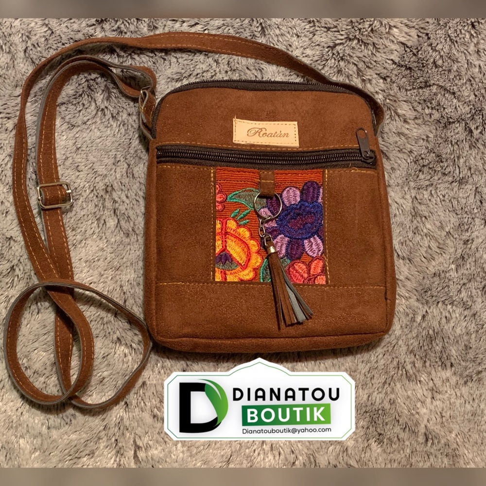 Roatan Mini Handmade Embroidered Crossbody Bag